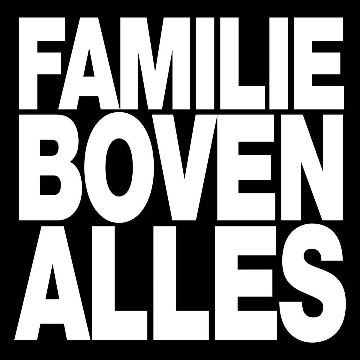 FAMILIE BOVEN ALLES (Transparent 2LP)