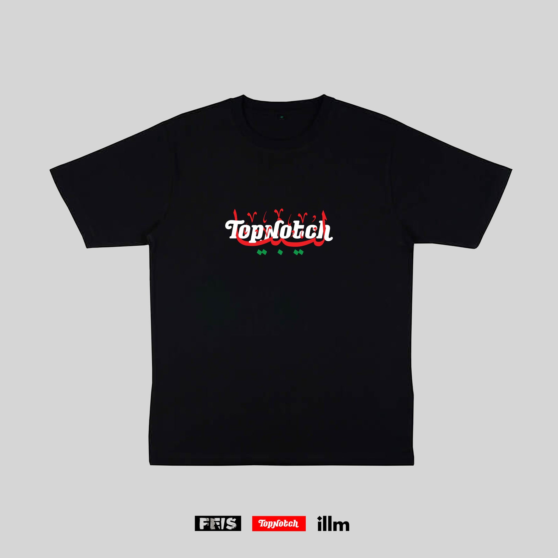 Top Notch x Stichting Feis for Libya (Black T-Shirt)