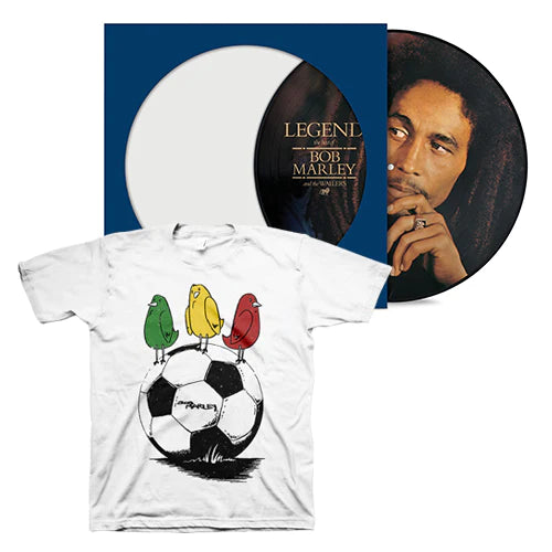 Legend Picture Disc Vinyl + Three Little Birds T-Shirt White (D2C Exclusive)